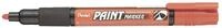 Pentel MMP20-FO Permanent-Marker 2,0 mm Rundspitze Lackmarker, 1 St&uuml;ck, orange