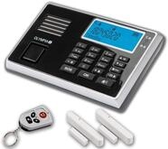 OLYMPIA Protect 9030 GSM Alarmanlage Haus Schwarz | Drahtloses Alarmanlage Set 