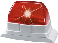 ABUS SG1670 Draht-Blitzleuchte (rot) &ndash; Xenon, 70 Blitze/Min, 12 V DC, Innen/Au&szlig;en,