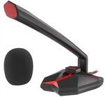 Genesis Radium 200 Gaming Mikrofon USB mit Nierencharakteristik Schwarz Rot