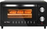 WOLTU Minibackofen 10 Liter, 800 Watt Toasterofen | Pizzaofen | Backblech mit Timer