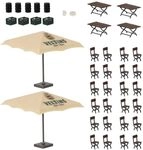 FALLER 180437 - Biergarten-Set Veltins - Spurweite H0
