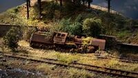 60763 Vergessener Ort Lokomotive