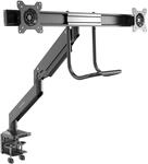 StarTech Dual-Monitorarm 32 Zoll, 8kg, Ergonomisch, Griff (ARMSLMBARDUO)