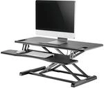 Neomounts by Newstar Sitz-Steh-Arbeitsplatz - Schwarz NS-WS300