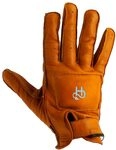 Helstons Logo D Motorrad Handschuhe, sand, 8