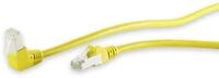 Kabel cat 6 S/FTP PIMF Winkel-gerade gelb 7,5m