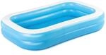 Bestway 54006 - Planschbecken 262x175x50cm Blue Rectangular Family Pool