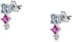 CHRIST Damen-Ohrstecker 925er Silber, recycelt Zirkonia One Size, Silber 89076056