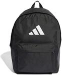 adidas Unisex Classic 3Bars Backpack, Black/White, One Size