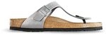 Birkenstock Damen Sandale Arizona Birko-Flor normal Silber 36