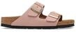 BIRKENSTOCK Arizona Big Buckle Sandale Aus Beigem Nubuk, Size: 36