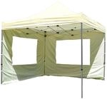 Nexos Profi Faltpavillon 3x3 m mit 2 Seitenteilen - hochwertige Ausf&uuml;hrung -