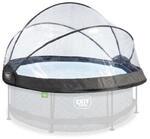 EXIT Toys Poolabdeckung Rund &oslash; 244 cm Universell f&uuml;r Runde Pools &ndash; H&auml;lt Wasser