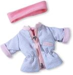 HABA 306547 - Kleiderset P&uuml;nktchen-Parka - Kleidung f&uuml;r Puppen bis 32 cm, Set mit