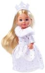 Simba Evi Love Dream Princess, Spielpuppe im traumhaften Winterkleid mit Fellbesatz
