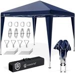 CASARIA&reg; Pavillon Capri 3x3m Pop-Up UV-Schutz 50+ Wasserdicht Winterfest mit Tasche