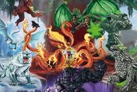 Schmidt Spiele 56566 Eldrador, Fiese Kreaturen, 200 Teile Kinderpuzzle, mit Einer