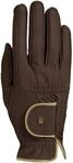 Roeckl Sports Reithandschuh LONA, Ladies Sommer Handschuh, Mokka/Gold 7