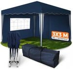 Kronenburg Faltpavillon wasserdicht Dachma&szlig; 3 x 3 m UV Schutz 50+ Pavillon in...