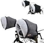 SENIORI Rollator/Rollstuhl HANDW&Auml;RMER Muff Handmuff Handschuhe f&uuml;r Gehhilfe...