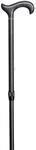 Gehstock Carbon-Derby Ergonomic, bequemer Derbygriff aus Carbon,anthrazit, aufgesetzt