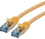 ROLINE Patchkabel Kat.6A S/FTP (PiMF), Component Level, LSOH, gelb, 5 m