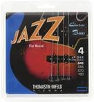 Thomastik-Infeld Flat Wound E-Bass - JF344-4-Saiten Satz &ndash; Jazz Bass Long Scale 34"
