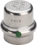 Viega 2356 - Deckel Sanpress 2356 Durchmesser 18 mm Edelstahl