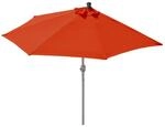Mendler Sonnenschirm halbrund Parla, Halbschirm Balkonschirm, UV 50+...