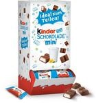 kinder Schokolade Mini &ndash; mind. 140 einzeln verpackte Mini Riegel, geeignet