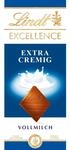 Lindt EXCELLENCE Extra Cremig - Vollmilchschokolade | 100 g Tafel | Zartschmelzende