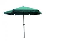 3 meter Sonnenschirm mit Kurbel gr&uuml;n