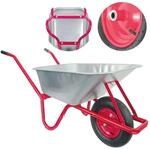 Matrix Schubkarre 100l Liter 250 kg Luftrad Schubkarren gro&szlig; Garten Scheibtruhe