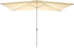 Nexos Trading Sonnenschirm Marktschirm Rechteckschirm Gartenschirm 2x3 m beige eckig