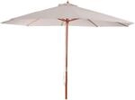 Mendler Sonnenschirm Florida, Gartenschirm Marktschirm, &Oslash; 3,5m Polyester/Holz 7kg -