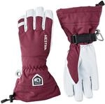 Hestra Unisex Army Leder Heli Skihandschuh, 5-Finger Schneehandschuh zum Skifahren &