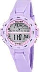 Calypso Kinderuhr Digital - Kautschuk Violett - Wasserdicht 10 ATM - Datum & Kalender