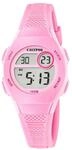 Calypso Kinderuhr Digital - Kautschuk Rosa - Wasserdicht 10 ATM - Datum & Kalender