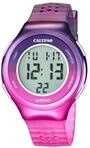 Calypso Digitaluhr Unisex - Kautschuk Violett - Robustes Glas - Datum & Kalender