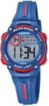 Calypso Kinder Digitaluhr Kautschuk Blau - Wasserdicht 10 ATM - Datum und Kalender -