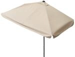 EASYmaxx Sonnenschirm rechteckig | 230 x 140 x 253 cm | f&uuml;r Balkon und...
