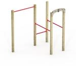 Wickey Fitnessger&auml;t - Fit Base 510 - Outdoor Fitnessstudio, Gym f&uuml;r Zuhause,