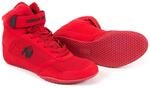 Gorilla Wear High Tops Red rot - schwarzes Logo - Bodybuilding und Fitness Schuhe