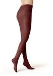 KUNERT Damen Strumpfhosen Velvet 40 semi-blickdicht matt-schimmernd 40 DEN Bordeaux
