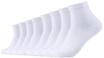 s.Oliver Unisex Kurzsocken 8er Pack 35/38 white