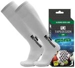 TAPEDESIGN "Long" 1 Paar Rutschfeste Fu&szlig;ball-Socken (Lang) mit gummierten Noppen