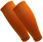 Tapedesign - "TUBES 1 Paar Fu&szlig;ball Stutzen (ohne Socken) Orange f&uuml;r Damen, Herren &
