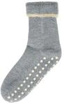 ESPRIT Damen Stoppersocken Cozy W Hp Wolle rutschhemmende Noppen 1 Paar, Grau Mid