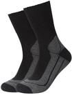 Camano Unisex Wandersocken outdoor 2er Pack 35/38 black